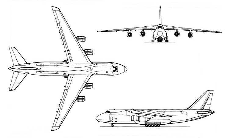 ANTONOV An-124 Ruslan A124 3D view