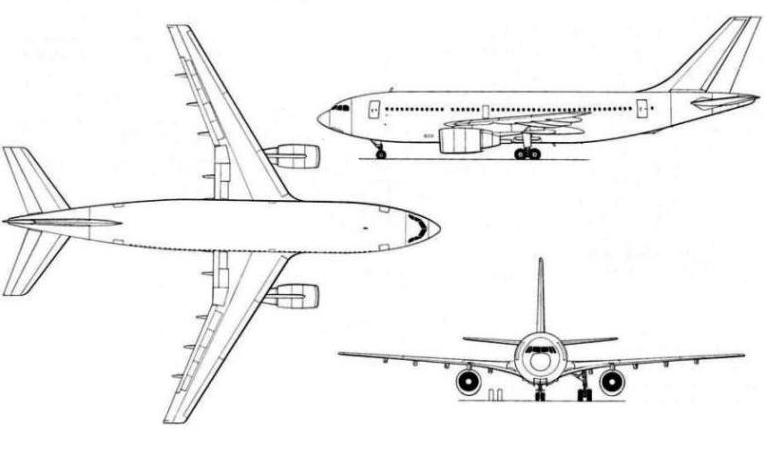 AIRBUS A-310 AIRBUS CC-150 Polaris A310 3D view