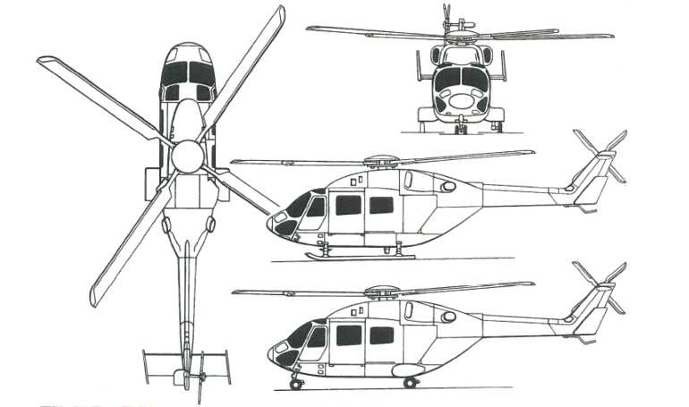HINDUSTAN ALH Dhruv ALH 3D view