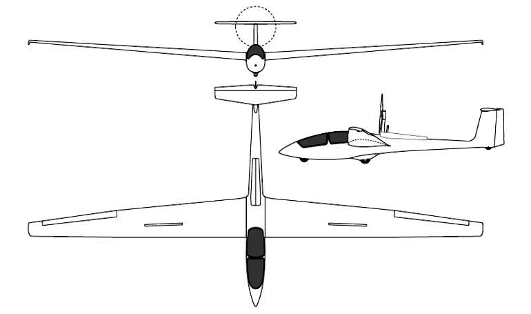 SCHLEICHER ASK-21Mi AS21 3D view