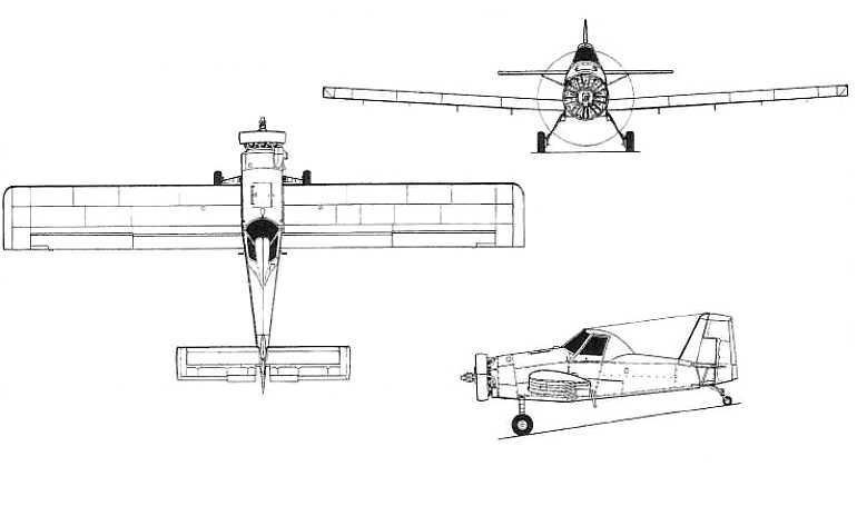 AIR TRACTOR AT-250 AT2P 3D view