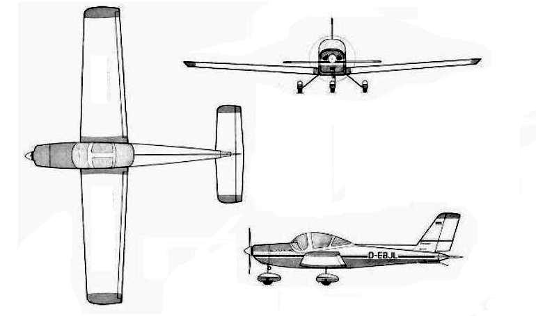BOLKOW BO-209 Monsun MBB BO-209 Monsun MESSERSCHMITT-BOLKOW BO-209 Monsun B209 3D view
