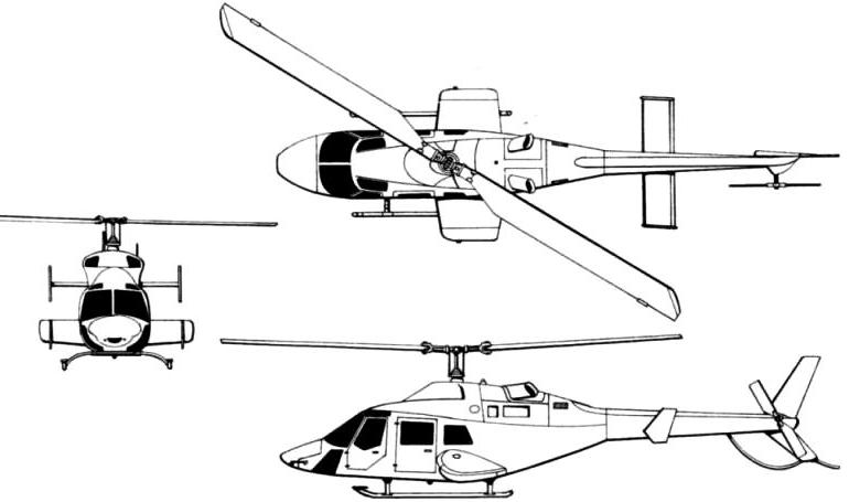 BELL 230 B230 3D view