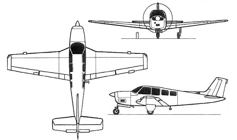 ALLISON 36 Turbine Bonanza BEECH 36 Bonanza (turbine) RAYTHEON 36 Bonanza (turbine) TRADEWIND TURBINES 36 Prop-Jet Bonanza B36T 3D view