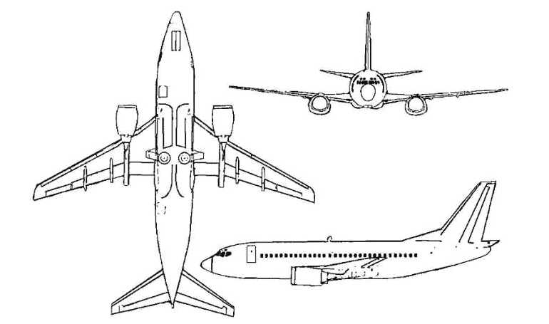 BOEING 737-600 B736 3D view