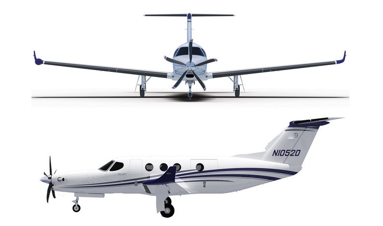 BEECHCRAFT 220 Denali TEXTRON 220 Denali BE22 3D view
