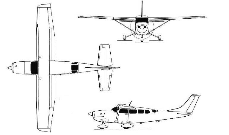 CESSNA 207 (turbine) SOLOY Turbine 207 C07T 3D view