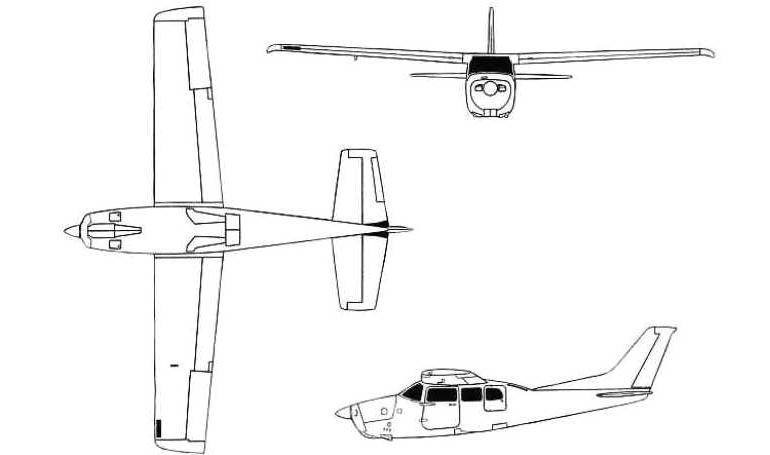 ADVANCED AIRCRAFT Spirit 750 ADVANCED AIRCRAFT Turbine P210 CESSNA P210 (turbine) C10T 3D view