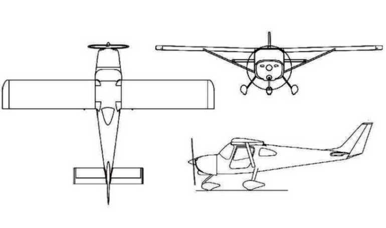 CESSNA 162 Skycatcher SHENYANG 162 Skycatcher C162 3D view