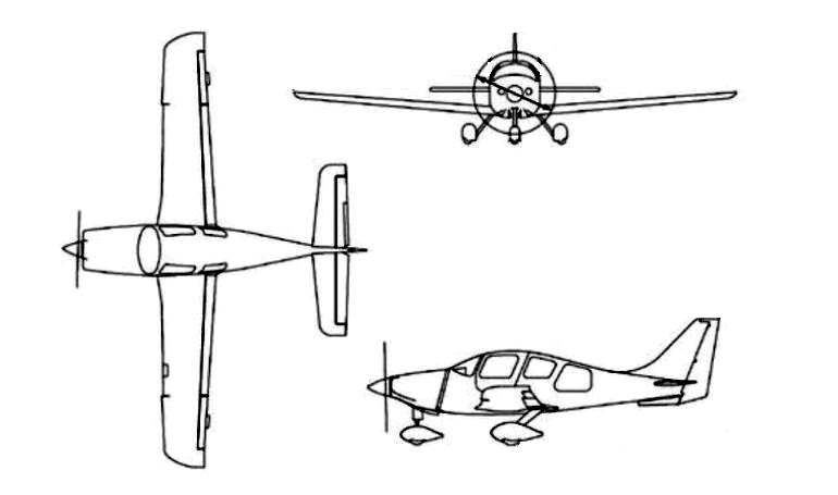 CESSNA T240 Corvalis TTx CESSNA T240 TTx C240 3D view