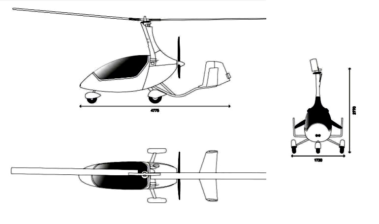 AUTOGYRO Calidus ROTORSPORT Calidus CDUS 3D view
