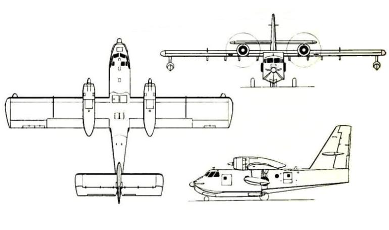 CANADAIR CL-215 CL2P 3D view