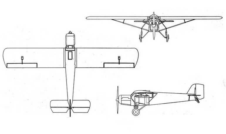 CURTISS 50 Robin CURTISS-ROBERTSON 50 Robin CRBN 3D view