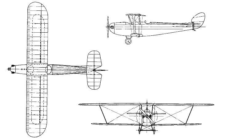 HAWKER Cygnet HAWKER Cygnet Replica CYGT 3D view