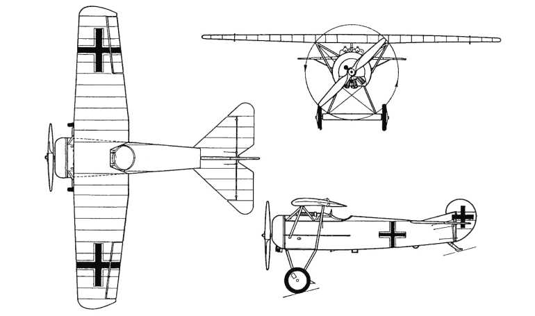 FOKKER D-8 Replica D8 3D view