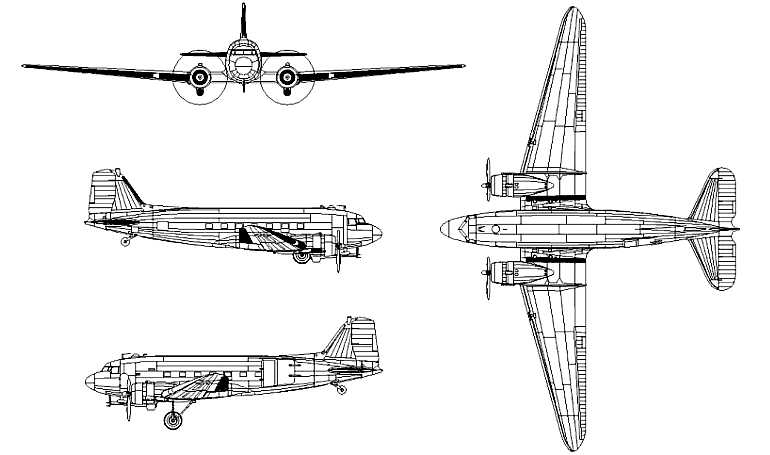 DOUGLAS AC-47 Skytrain DOUGLAS C-41 DOUGLAS C-47 Skytrain DOUGLAS C-53 Skytrooper DOUGLAS C-117A Skytrooper DOUGLAS C-117B Skytrooper DOUGLAS C-117C Skytrooper DOUGLAS DC-3 DOUGLAS DST DOUGLAS EC-47 Skytrain DOUGLAS HC-47 Skytrain DOUGLAS LC-47 Skytrain DOUGLAS R4D-1 Skytrain DOUGLAS R4D-3 Skytrooper DOUGLAS R4D-5 Skytrain DOUGLAS R4D-6 Skytrain DOUGLAS R4D-7 Skytrain DOUGLAS RC-47 Skytrain DOUGLAS TC-47 Skytrain DOUGLAS VC-47 Skytrain DOUGLAS C-47 Dakota LISUNOV Li-2 DC3 3D view