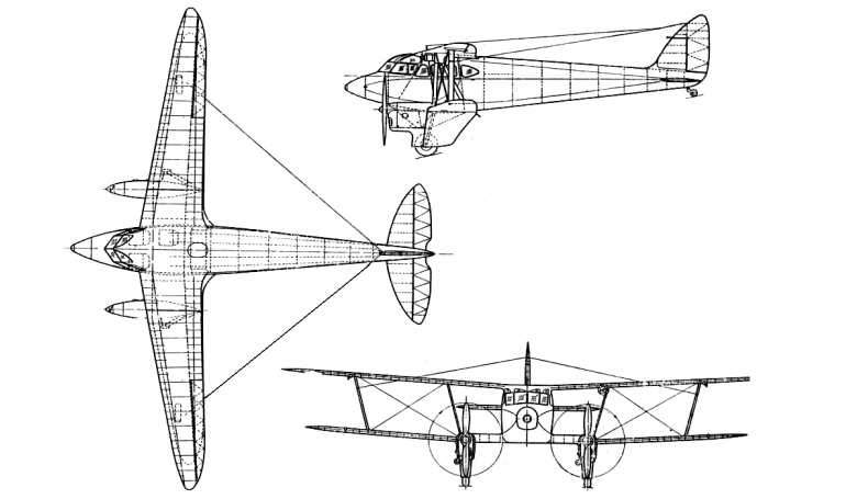DE HAVILLAND DH-90 Dragonfly DH90 3D view