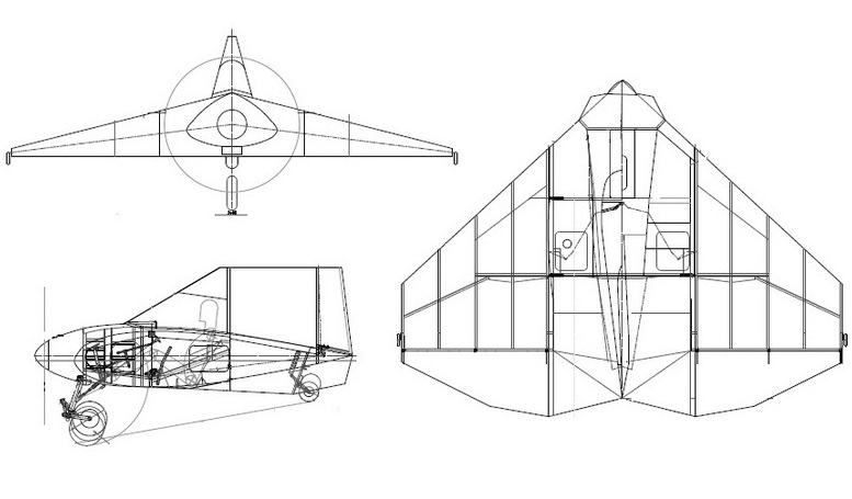 VERHEES D-1 Delta DTA1 3D view