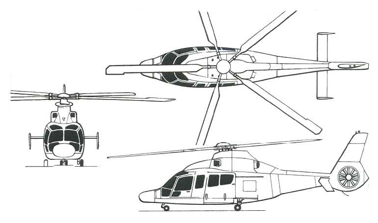 AIRBUS HELICOPTERS EC-155 AIRBUS HELICOPTERS H-155 EUROCOPTER EC-155 EC55 3D view