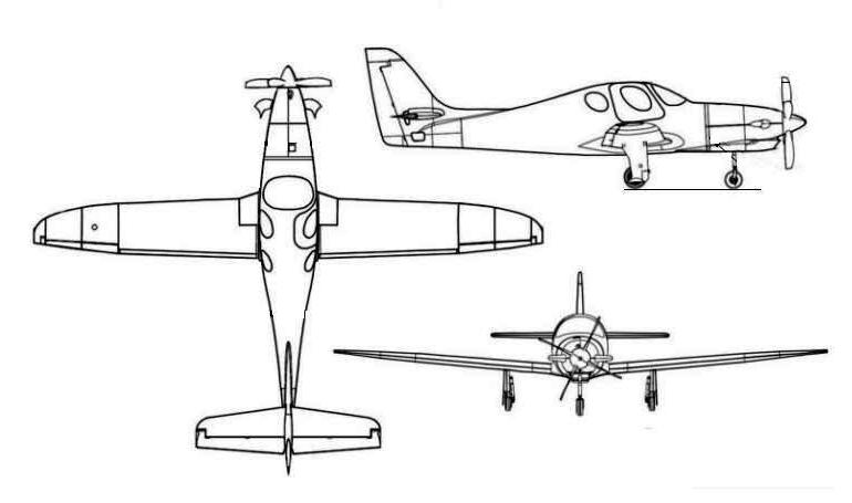LANCAIR Evolution Piston EVOP 3D view