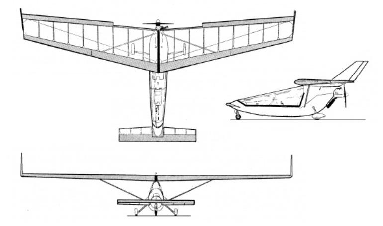 AMERICAN AIRCRAFT Falcon XP FALC 3D view