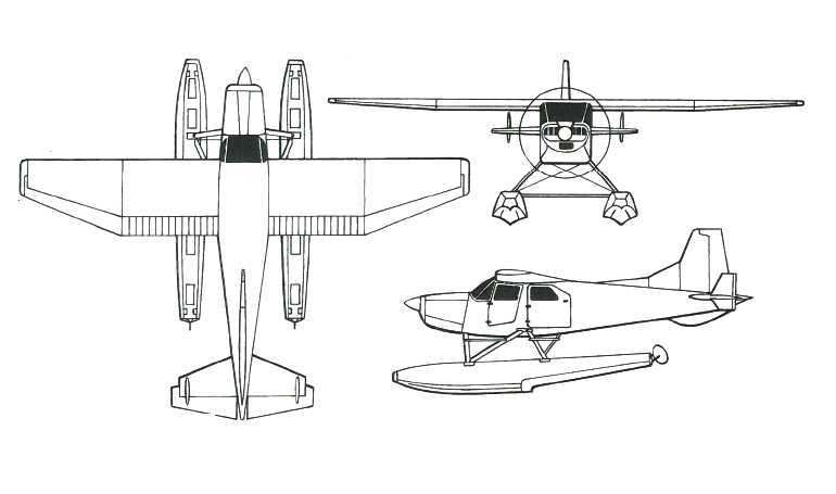 FOUND FBA-2 FOUND FBA-2 Bush Hawk FOUND FBA-2 Expedition E350 PACIFIC AEROSPACE FBA-2 Expedition E350 FBA2 3D view