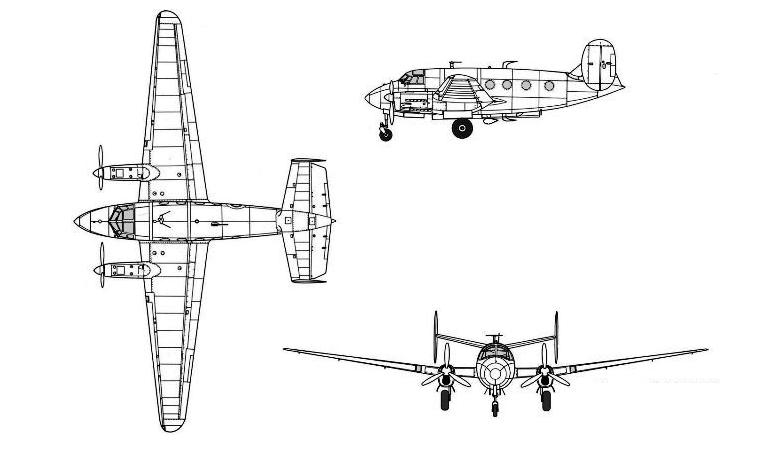 DASSAULT MD-311 Flamant DASSAULT MD-312 Flamant FLAM 3D view