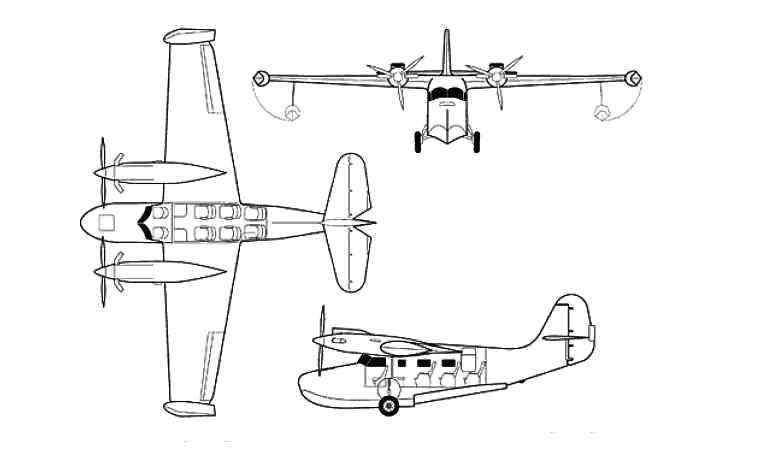 MCKINNON G-21E Turbo Goose MCKINNON G-21G Turbo Goose G21T 3D view