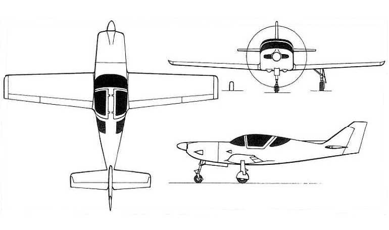 STODDARD-HAMILTON Turbine Glasair GLTU 3D view