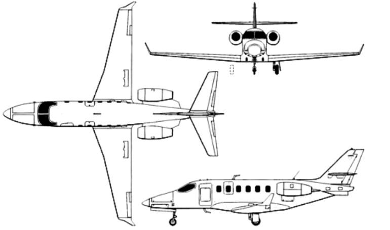 GROB G-180 SPn Utility Jet GSPN 3D view