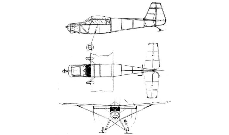 DINFIA IA-46 Ranquel DINFIA IA-46 Super Ranquel IA46 3D view