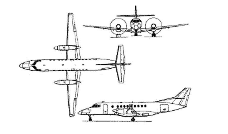 AI(R) BAe-4100 Jetstream 41 BRITISH AEROSPACE BAe-4100 Jetstream 41 JETSTREAM BAe-4100 Jetstream 41 JS41 3D view