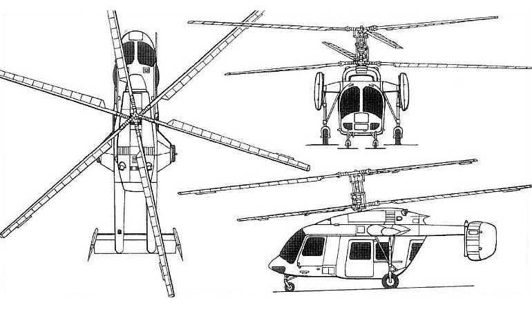 KAMOV Ka-226 Sergei K226 3D view