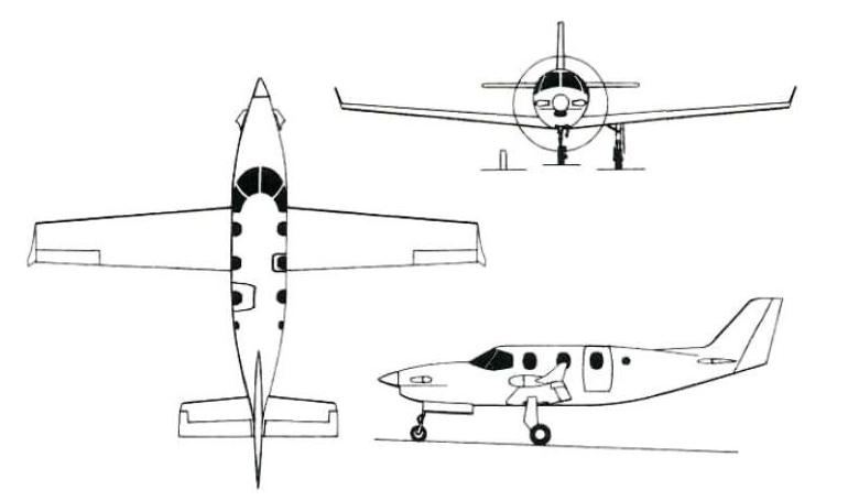 FARNBOROUGH F-1 Kestrel KEST 3D view