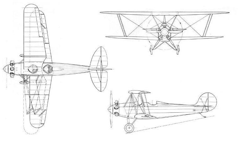 FAIRCHILD (1) KR-21 KREIDER-REISNER C-6 Challenger KR21 3D view