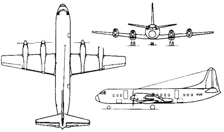 LOCKHEED L-188 Electra L188 3D view