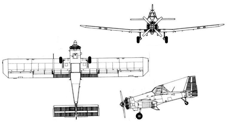 PZL-MIELEC M-24 Dromader Super M24 3D view