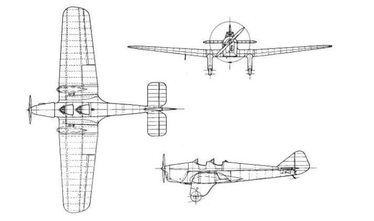 MILES M-2 Hawk Major MILES M-2 Hawk Speed Six PHILLIPS & POWIS M-2 Hawk Major PHILLIPS & POWIS M-2 Hawk Speed Six M2HK 3D view