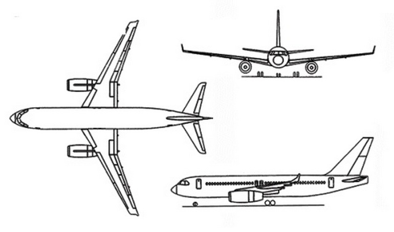 IRKUT MC-21-300 MC23 3D view