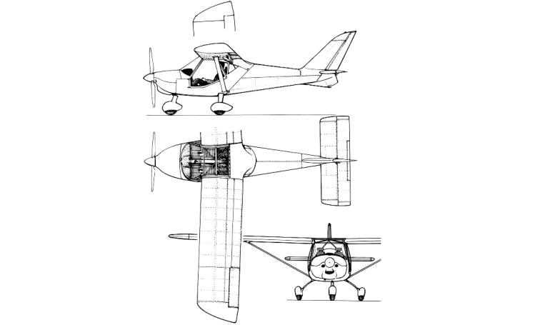 FLYITALIA MD-3 Rider GRYF MD-3 Rider GRYF MD-3 SportRider NEXT AIRCRAFT MD-3 Rider MD3R 3D view
