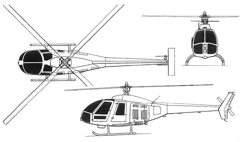 MIL Mi-34 MI34 3D view