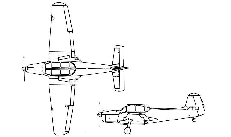MORANE-SAULNIER MS-733 Alcyon MS73 3D view