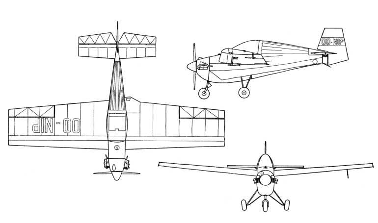 AVIONS FAIREY T-66 Nipper COBELAVIA D-158 Nipper NIPPER T-66 Nipper SLINGSBY T-66 Nipper TIPSY T-66 Nipper NIPR 3D view