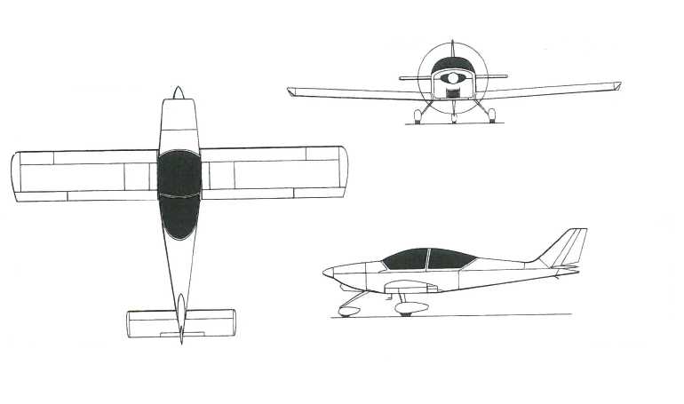 POTTIER P-230 Panda P230 3D view