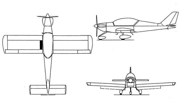 POTTIER P-270 Amster P270 3D view