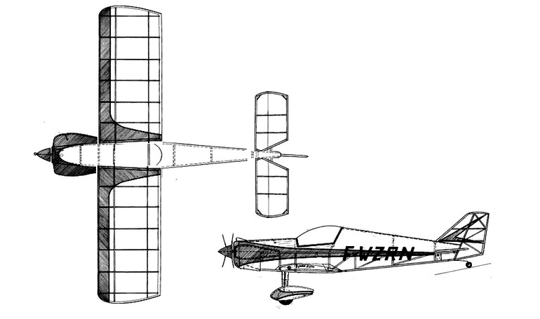 POTTIER P-80 P80 3D view