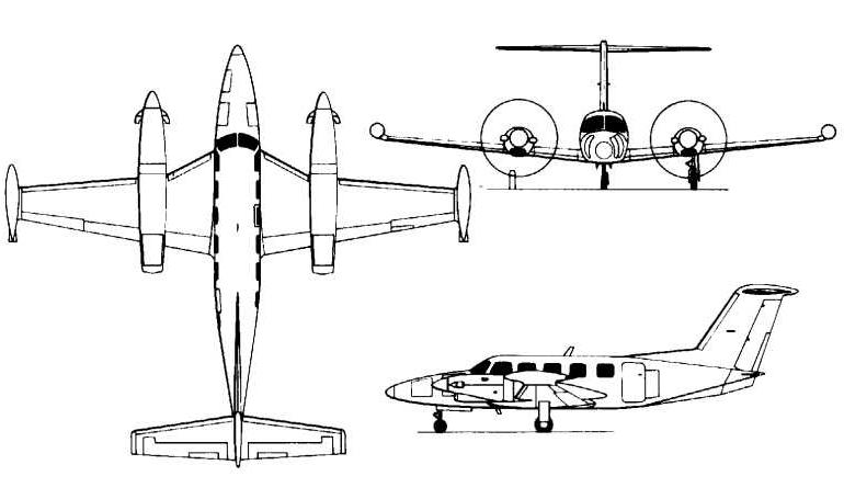 PIPER PA-42-1000 Cheyenne 400 PAY4 3D view