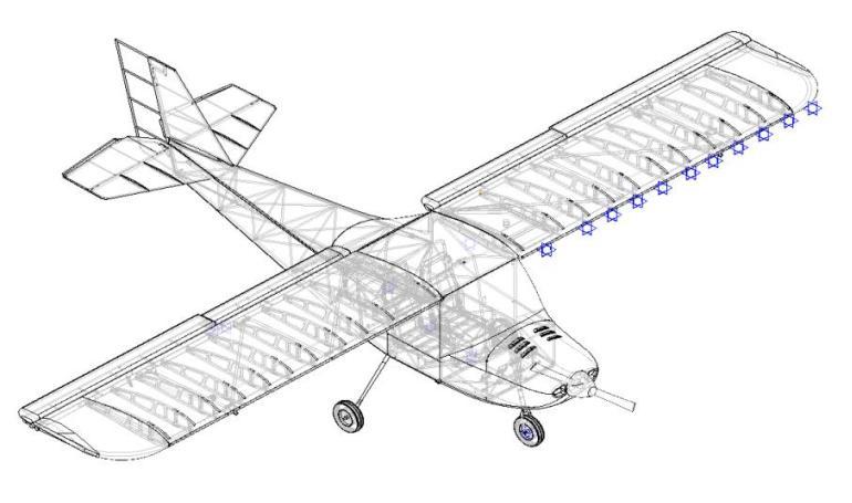AERO ITBA Petrel PETL 3D view