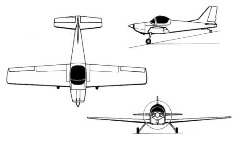PIK PIK-15 Hinu PK15 3D view