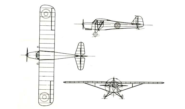 TAYLORCRAFT (2) Auster 1 TAYLORCRAFT (2) Plus C TAYLORCRAFT (2) Plus D PLUS 3D view